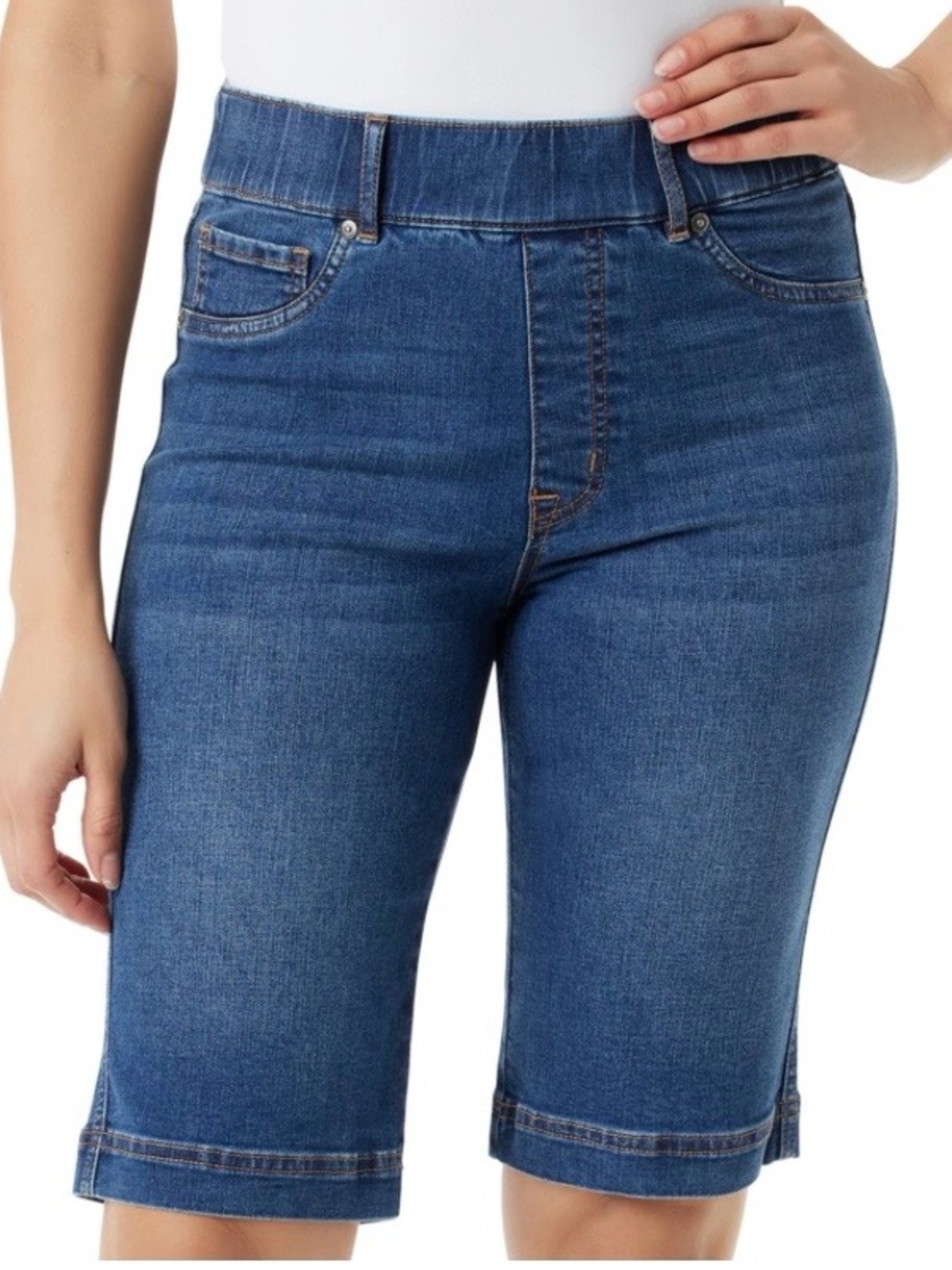 Women's Gloria Vanderbilt Smoothing Shape Effect Bermuda Shorts 8P